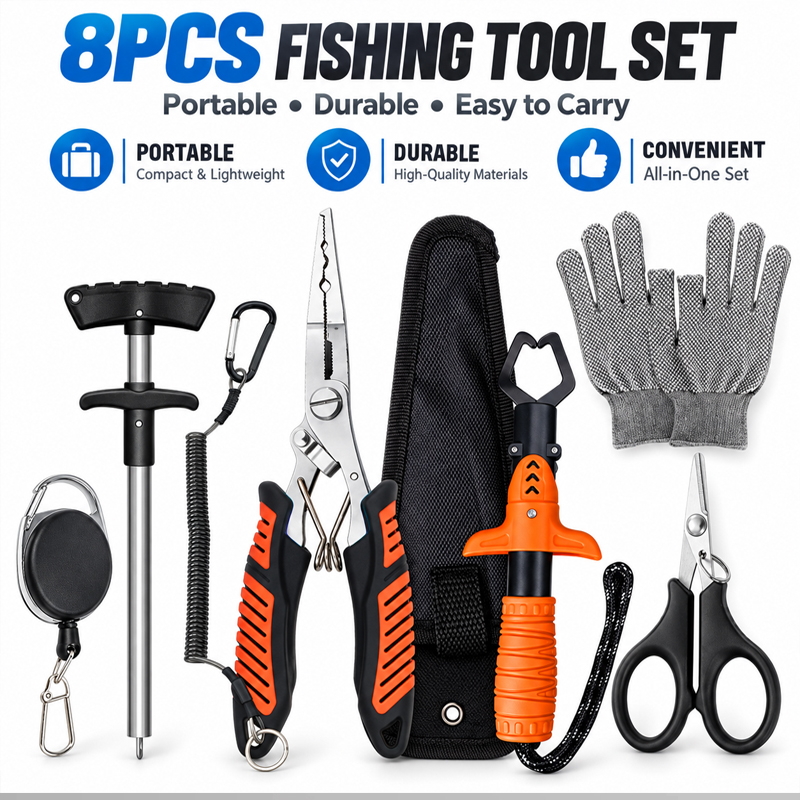 Fishing Line Cutter - Set professionale di pinze multifunzionali per