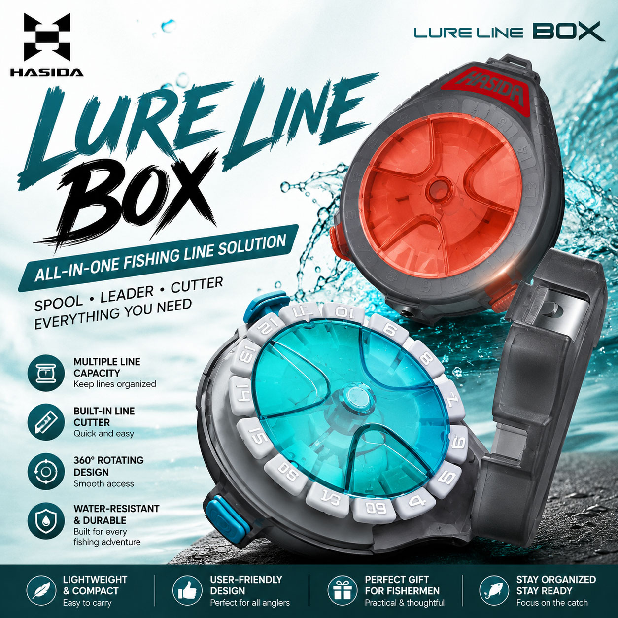 Scatola per lenza da pesca HAS - Fishing Line Dispenser recensione e prezzo